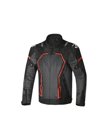 BELA - Chaqueta Textil Artrex Negro/Gris/Rojo