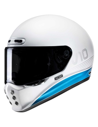 HJC- V10 TAMI MC2 Casque de course de moto intégral