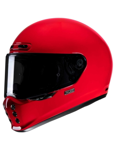 HJC V10 GRAPE Casque intégral de course de moto rouge foncé