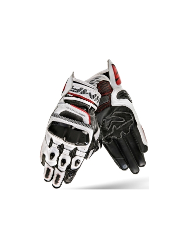 SHIMA XRS-2 Motorrad-Rennhandschuhe weiß