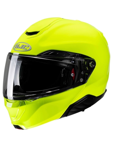 Casque Moto Modulaire Street HJC RPHA 91 Vert Fluo