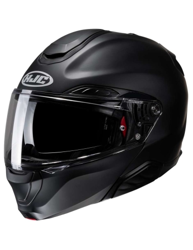 Casco da strada modulare per moto HJC RPHA 91 nero opaco