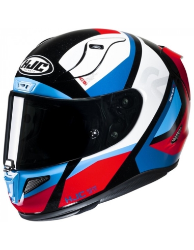 Casque de course moto intégral HJC RPHA 11 SEEZE MC3HSF rouge bleu