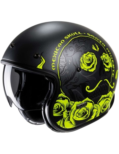 HJC V31 DESTO MC3HSF Motorradhelm Schwarz Fluo Gelb