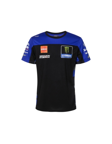 YAMAHA - MONSTER REPLICA MENS T-SHIRT BLACK/BLUE