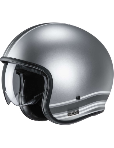 HJC V30 SENTI MC1SF Jet Scooter Helm Mattgrau