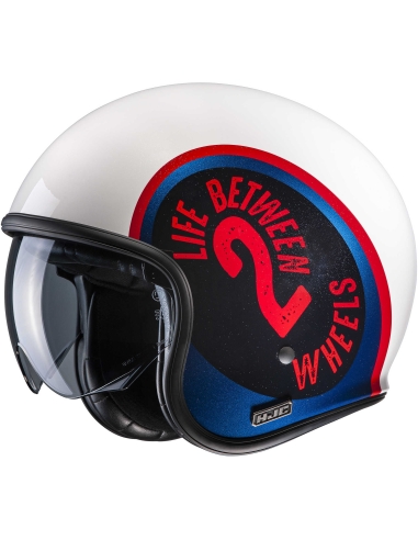 HJC V30 HARVEY MC21 Casque ouvert de moto opaque pour équitation urbaine