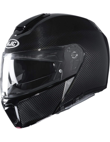 Casco Moto Racing Modular HJC RPHA 90S Carbon Negro