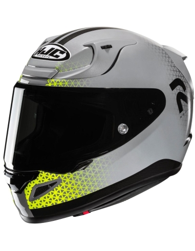 Casque intégral de course moto HJC RPHA 12 Enoth MC3H jaune gris