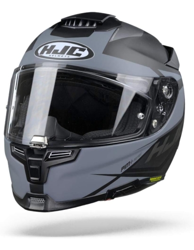 Capacete integral de motocicleta HJC Fiber RPHA 70 SAMPRA MC5SF preto titânio