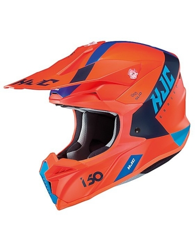 HJC i50 BORRADO MC6HSF Cross Enduro deportes carreras motocicleta cara completa casco todoterreno