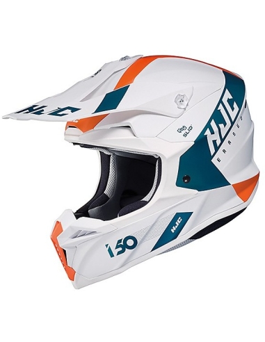 Casco integrale fuoristrada HJC i50 ERASED MC47SF Cross Enduro sportivo da corsa