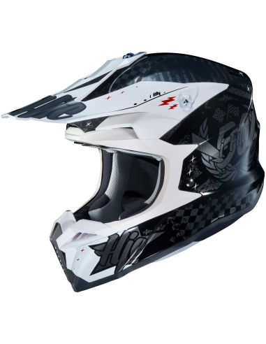 HJC i50 Atrax MC5 Cross Enduro Casco integral deportivo para motos de carreras