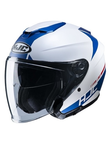 HJC i30 BARAS MC2SF Motocicleta Touring Capacete a jato com viseira dupla