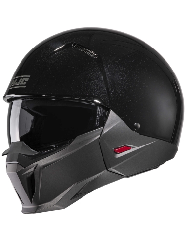 Hjc i20 UNI Motorcycle Riding Open Face Jet Helmet Glossy Black