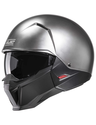 HJC I20 UNI Motorrad Open Face Jet Helm Hypergrau