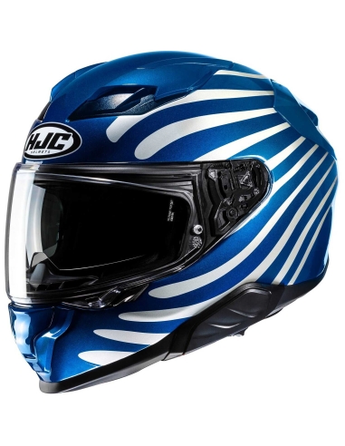 Casque Intégral Moto Sport Touring HJC F71 ZEN MC2 Blanc Bleu