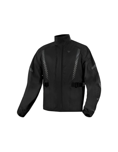 Shima Hydrodry chaqueta impermeable touring negro Traje de lluvia para moto