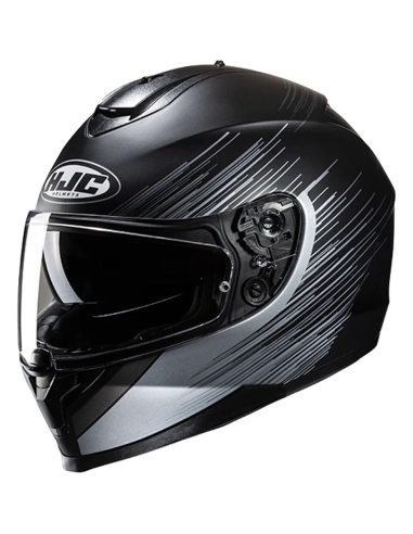 HJC C70N Sway MC5SF Schwarzer, leichter Touren-Motorradhelm mit vollem Gesicht