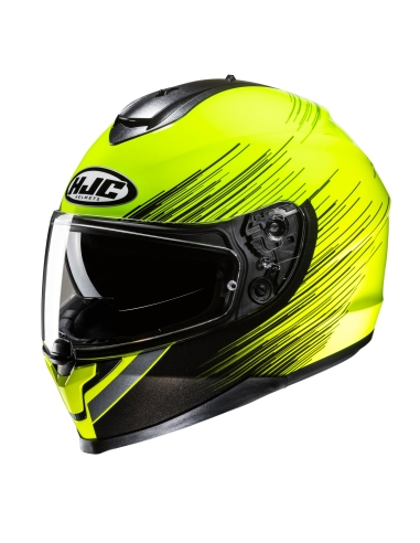 HJC C70N Sway MC3H Yellow full face lightweight sports motorbike helmet