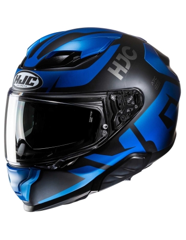 Casque intégral moto sport tourisme HJC F71 BARD MC2SF noir bleu