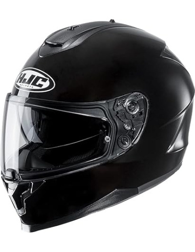 Casco moto sportivo leggero integrale HJC C70N Metal Black