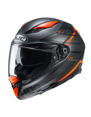 HJC F70 Tino MC7SF Capacete de turismo esportivo para motocicleta laranja