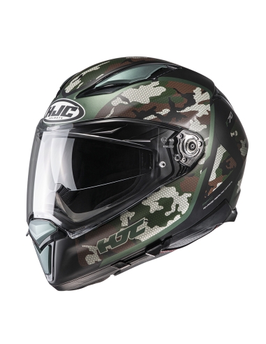 Casco da moto integrale da turismo HJC F70 Katra MC4SF Camo