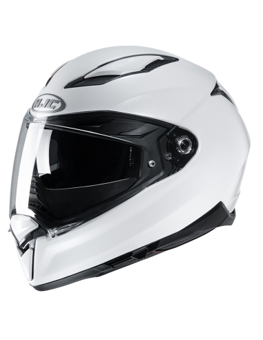 HJC F70 Motorcycle Sports Touring Full-Face Helmet Pearl White