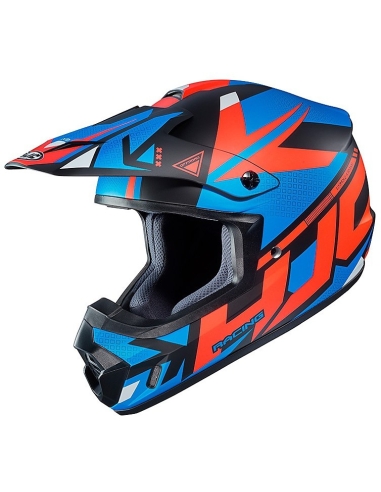 Casque Moto Tout Terrain HJC CS-MX II Cross Enduro Madax MC26SF Bleu