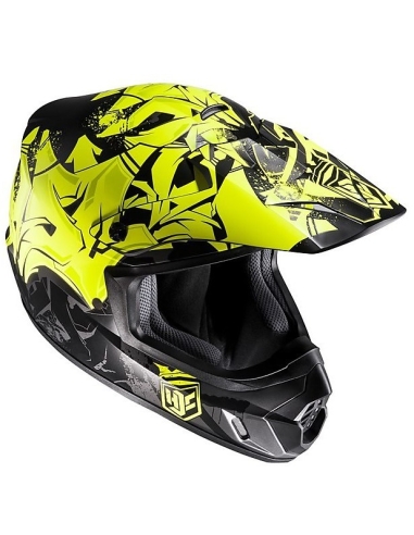 HJC CS-MX II Cross Enduro Motocicleta Aventura Esportes Capacete Integral MC4HSF Graffed