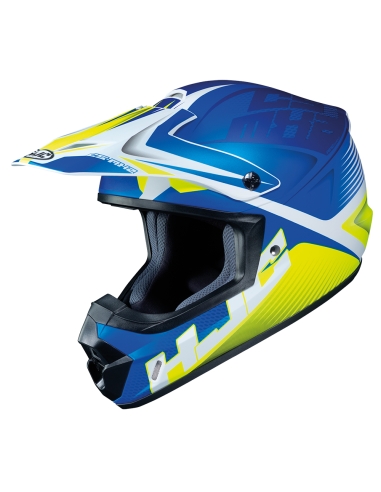 HJC CS-MX II Ellusion MC2SF Adventure Sports Motorcycle Riding Full Face Helmet Blue