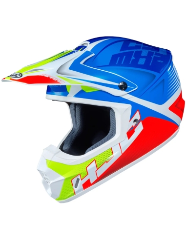 HJC CS-MX II Ellusion MC23 Adventure Sports Motorcycle Riding Full Face Helmet Blue