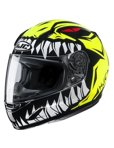 Casque moto intégral HJC CL-Y ZUKY MC4H jaune