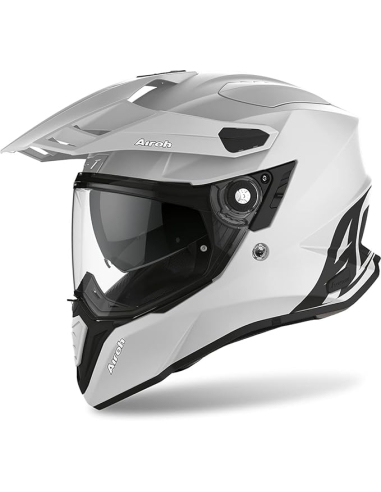 Casco de moto Touring Adventure Airoh Commander gris hormigón mate