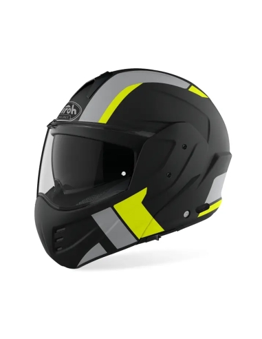 Airoh mathisse explorer amarillo mate Flip up touring Casco de moto