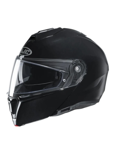 HJC i90 SEMI MAT NOIR SEMI PLAT NOIR SUR ROUTE CASQUE DE MOTO FLIP UP