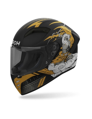 Airoh Connor Zeus - Casque de moto de tourisme - face complète - mat