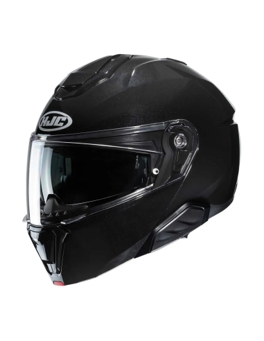 HJC i91 Motorcycle Urban Street Riding Modular Helmet Metal Black