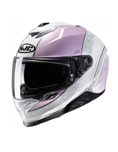 HJC- i71 SERA MC8 White / Pink full face sports motorbike helmet