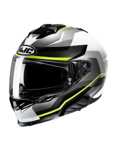 HJC- i71 PEKA NIOR MC3H Full Face Sports Motorbike Racing Helmet Yellow Fluo