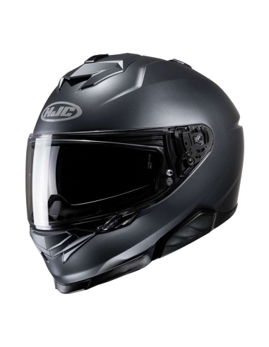 HJC- i71 SEMI FLAT Anthracite Casque intégral de course de moto de sport