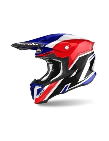 AIROH - CASCO MOTO OFF ROAD CASCOS TWIST 2.0 SHAKEN BLUE GLOSS