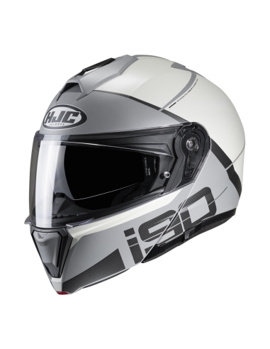 HJC I90 MAY MC5SF Beige Grey Touring Flip Front Motorbike Helmet