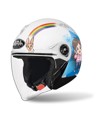 Airoh MR JET ME Contro me gloss casque de moto ouvert pour enfants