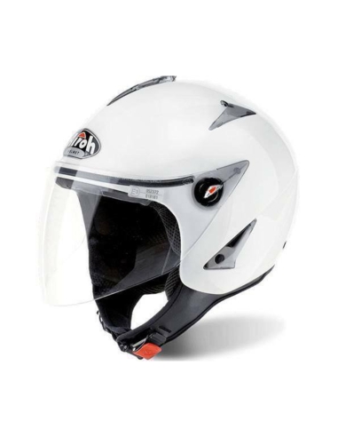 Airoh JT Couleur blanc brillant Casque de moto scooter ouvert