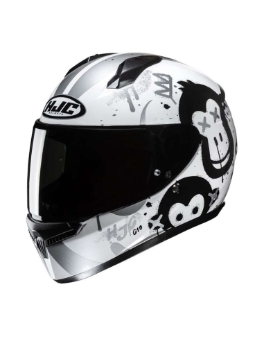 HJC C10 Geti MC10 Casque intégral de moto sur route Sports Touring Blanc