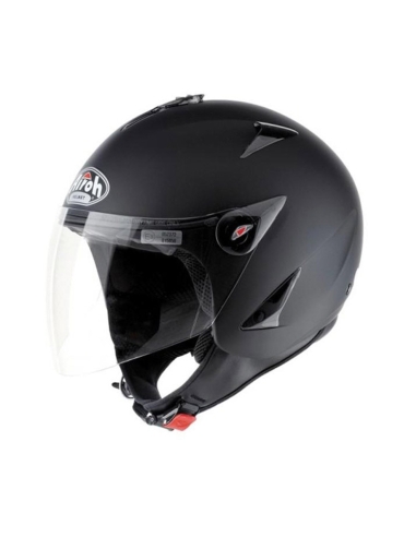 Airoh JT Color noir mat Jet casque moto sport ouvert