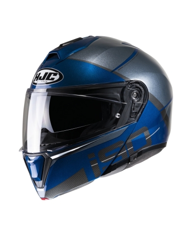 Casque de moto modulaire HJC i90 MAY MC2 bleu