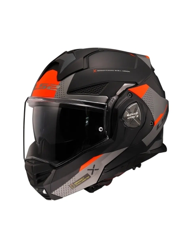 LS2 FF901 Advant X oblivion mat nero casco moto modulare on road